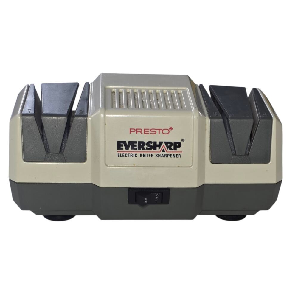 Vintage Presto EverSharp 0880001 Electric Knife Sharpener 2 Stage Tested Works